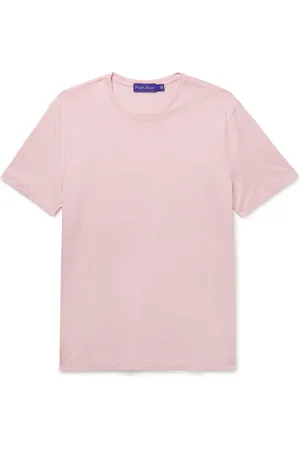 Ralph Lauren Logo-Embroidered Cotton-Lisle T-Shirt