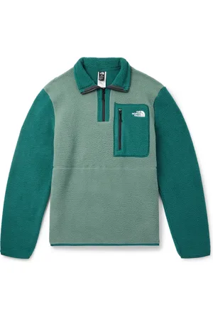 The North Face Yumiori Logo-Embroidered Colour-Block Fleece Half-Zip Jacket