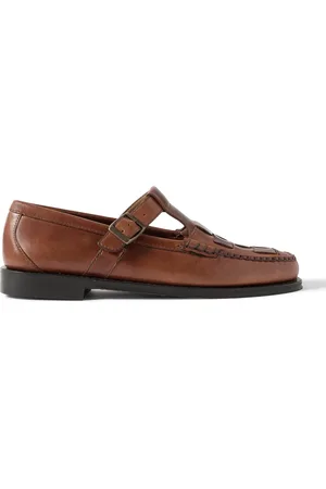 G.H. Bass Weejuns Heritage Fisherman Leather Loafers
