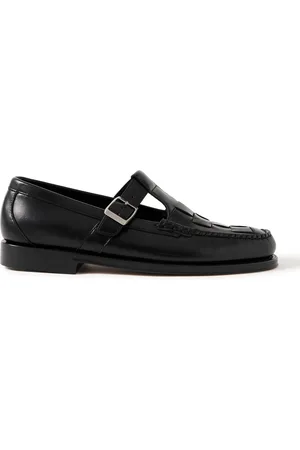 G.H. Bass Weejuns Heritage Fisherman Leather Loafers