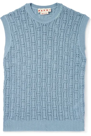 Marni Crocheted Cotton Vest