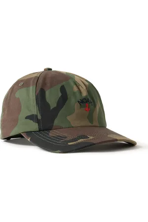 Noah NYC Anchor Logo-Embroidered Camouflage-Print Cotton-Twill Baseball Cap