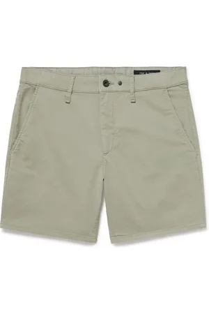 RAG&BONE Straight-Leg Cotton-Blend Shorts