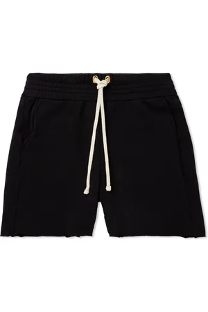 Les Tien Straight-Leg Garment-Dyed Cotton-Jersey Drawstring Shorts