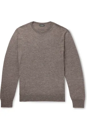 Ermenegildo Zegna Mulberry Silk, Cashmere and Linen-Blend Sweater