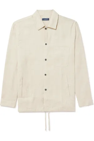 Frescobol Carioca Diego Linen and Cotton-Blend Coach Jacket