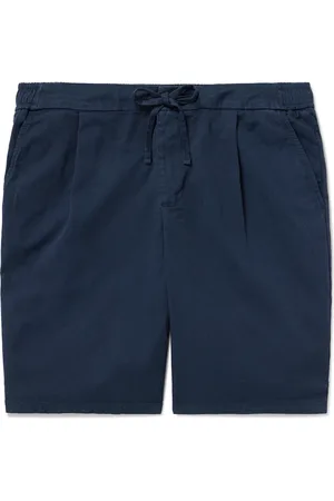 Frescobol Carioca Rui Straight-Leg Cotton-Blend Twill Drawstring Shorts