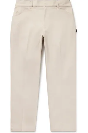 NEIGHBORHOOD WP Straight-Leg Cropped Twill Trousers