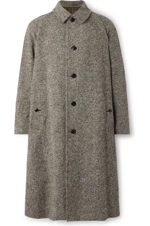 Kaptain Sunshine Umbrella Wool-Tweed Coat