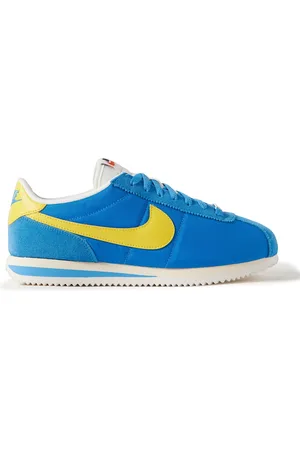 Nike Cortez Suede and Leather-Trimmed Shell Sneakers