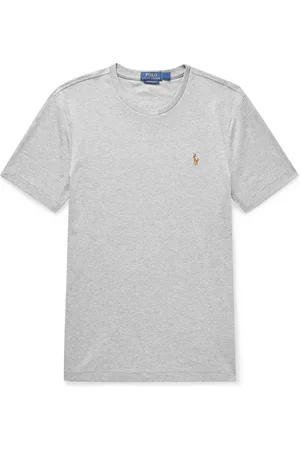 Ralph Lauren Slim-Fit Mélange Cotton-Jersey T-Shirt