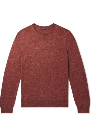 Ermenegildo Zegna Mulberry Silk, Cashmere and Linen-Blend Sweater