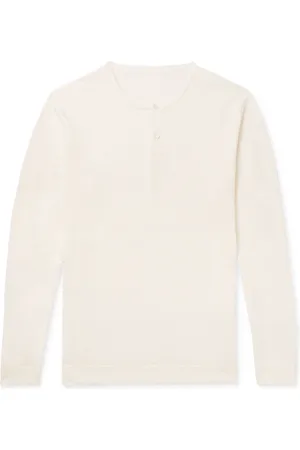 Anderson & Sheppard Linen Henley T-Shirt
