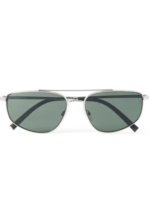 Oliver Peoples Roger Federer R-14 Aviator-Style Gold-Tone Sunglasses