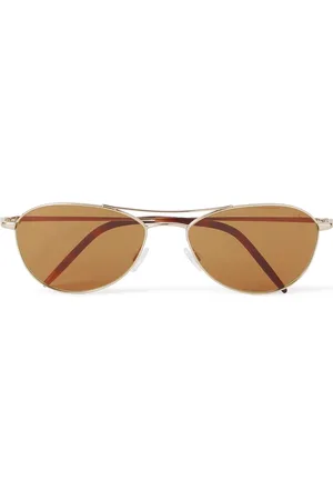 Oliver Peoples Roger Federer R-14 Aviator-Style -Tone Sunglasses