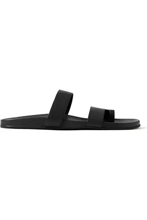 The Row Hugh Full-Grain Leather Sandals