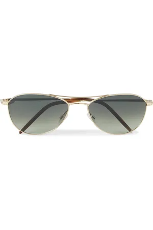 Oliver Peoples Aero II Aviator-Style -Tone Sunglasses