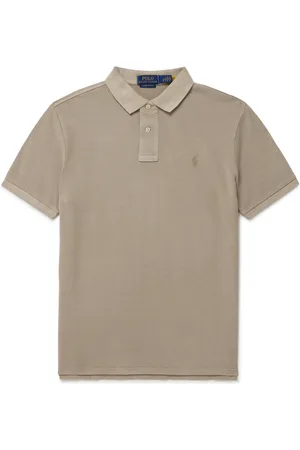 Ralph Lauren Logo-Embroidered Cotton-Piqué Polo Shirt