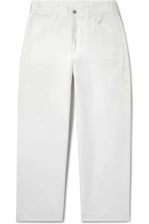 NEIGHBORHOOD BW Straight-Leg Cotton-Canvas Trousers