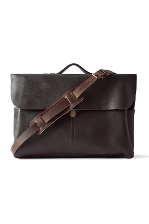 BLEU DE CHAUFFE Charles Full-Grain Leather Briefcase