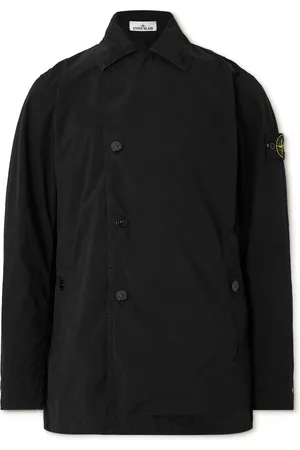 Stone Island Logo-Appliquéd Canvas Jacket