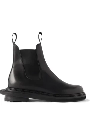 J.M. Weston Sacai Leather Chelsea Boots