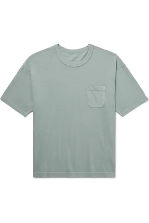 VISVIM Jumbo Garment-Dyed Cotton-Blend Jersey T-Shirt