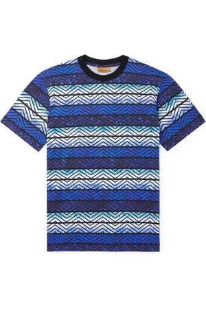 Missoni Printed Striped Cotton-Jersey T-Shirt