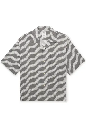 VISVIM Copa Camp-Collar Printed Canvas Shirt
