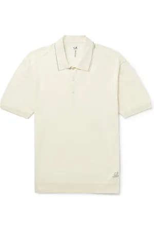 C.P. Company Logo-Embroidered Cotton Polo Shirt