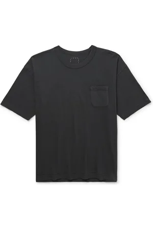 VISVIM Jumbo Garment-Dyed Cotton-Blend Jersey T-Shirt