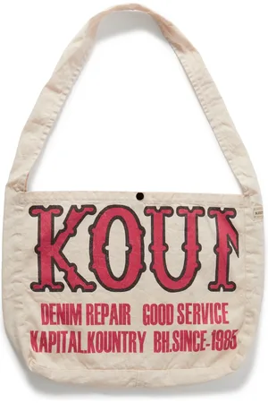 KAPITAL Kountry Factory Printed Cotton-Twill Tote Bag