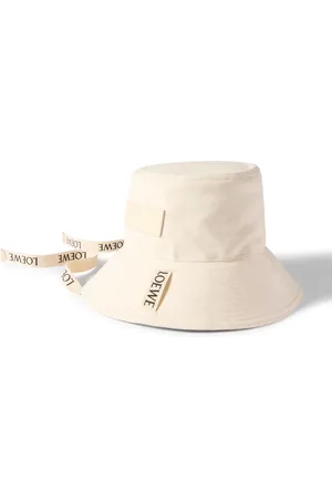 Loewe Paula’s Ibiza Logo-Appliquèd Cotton-Canvas Bucket Hat