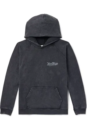 Second/Layer Mini Mini Logo-Print Organic Cotton-Jersey Hoodie