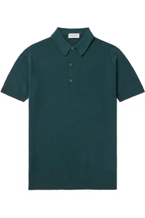 JOHN SMEDLEY Roth Slim-Fit Sea Island Cotton-Piqué Polo Shirt