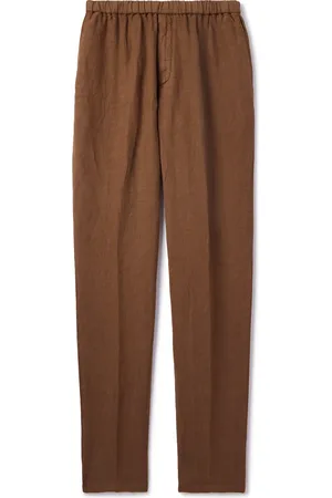 Boglioli Tapered Linen Trousers