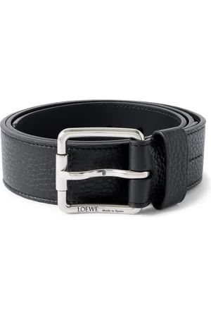 Loewe 4cm Roller Curve Full-Grain Leather Belt
