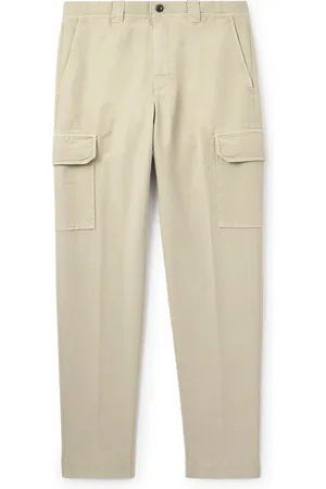 Incotex Tapered Cotton-Blend Cargo Trousers