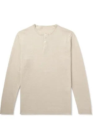 Anderson & Sheppard Linen Henley T-Shirt