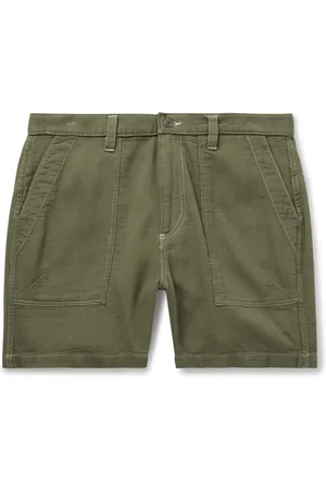 Corridor Bedford Straight-Leg Ribbed Cotton Shorts