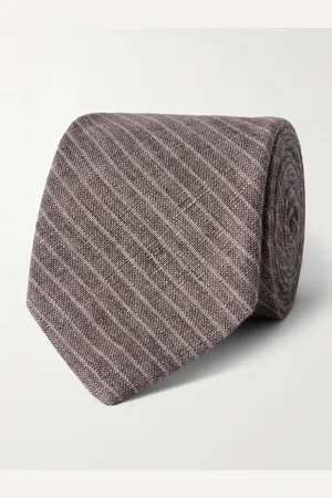 OLIVER SPENCER 8cm Wilkins Linen Tie