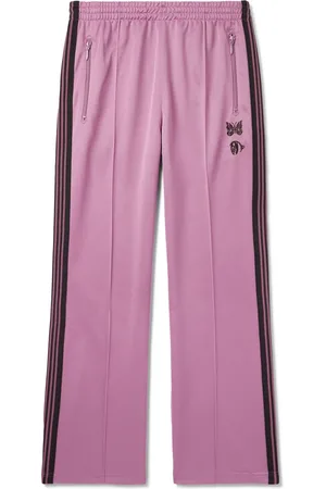 Pins & Needles Kae Tanaka Straight-Leg Webbing-Trimmed Logo-Embroidered Tech-Jersey Track Pants