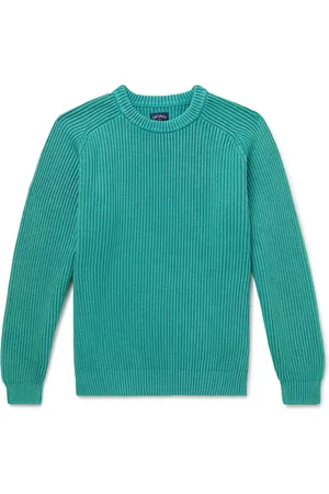 Noah NYC Summer Shaker Ribbed Organic Cotton Sweater