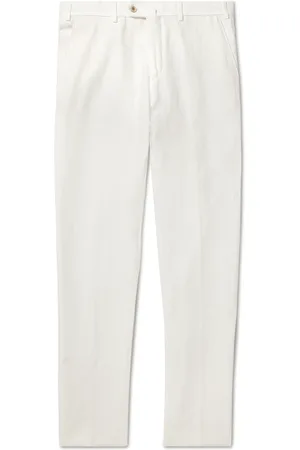 Loro Piana Carlo Straight-Leg Linen Trousers