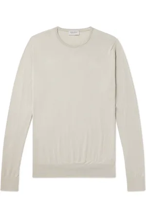 JOHN SMEDLEY Hatfield Slim-Fit Sea Island Cotton Sweater