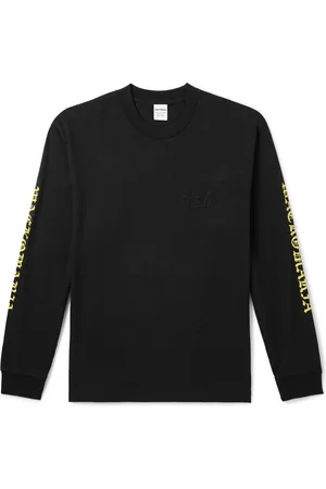 Wacko Maria Logo-Embroidered Printed Cotton-Jersey T-Shirt