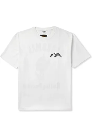 Wacko Maria 56 Tattoo Studio Printed Cotton-Jersey T-Shirt