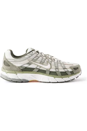 Nike P-6000 Suede, Leather and Mesh Sneakers