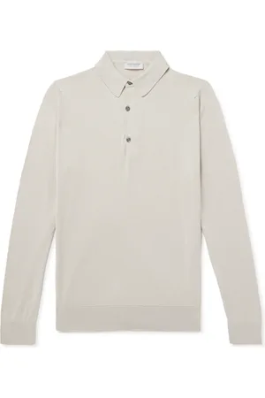 JOHN SMEDLEY Bradwell Slim-Fit Sea Island Cotton Polo Shirt