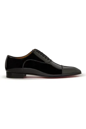 Christian Louboutin Greggo Patent-Leather Oxford Shoes